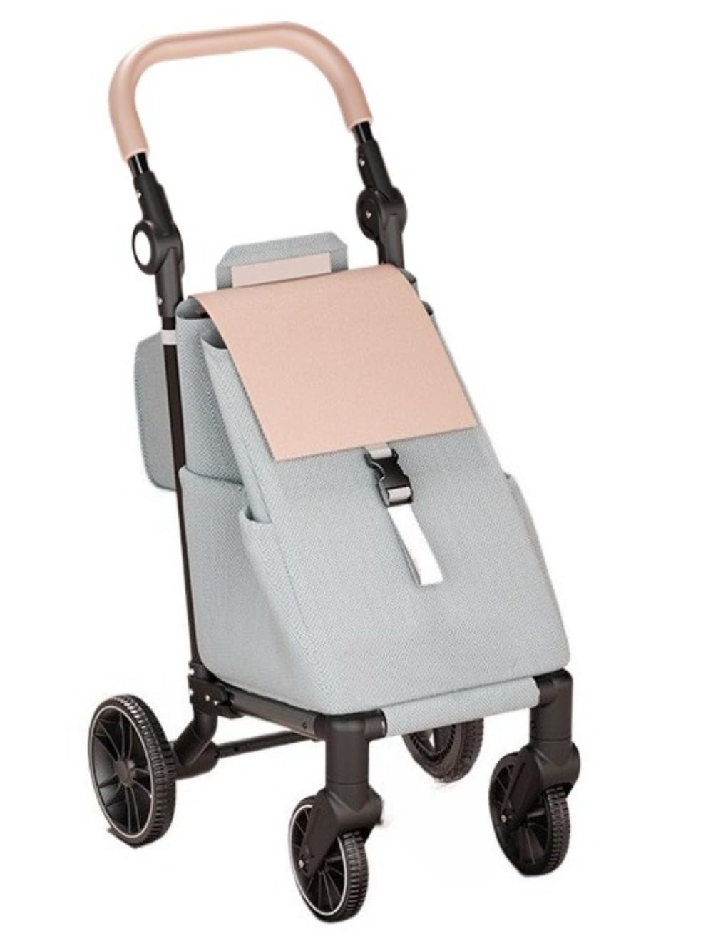 Ladfrol 買い出し手押し車、 4輪御拾い器、打ちきり付き添い人、大静電容量、軽さ手押し車、精神的な統合不必要、納める飾り気の無い、 身寄り用、高齢者用市街電車 (A) [並行輸入品]