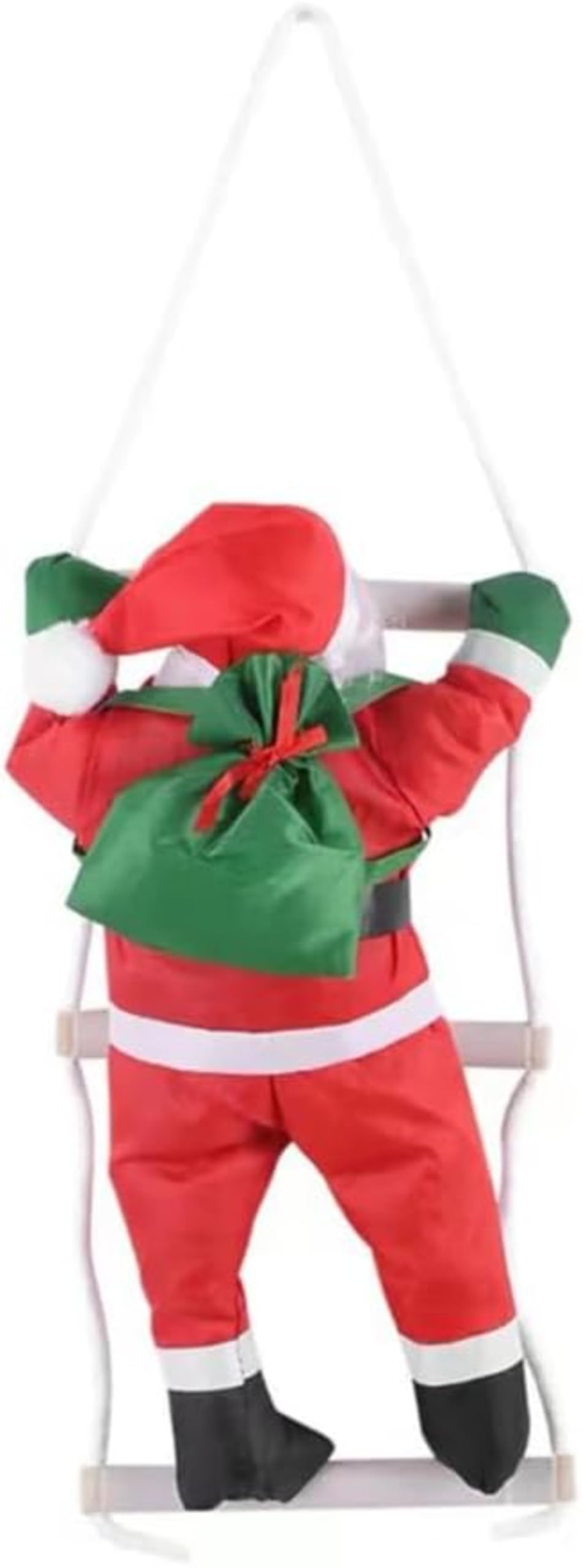 Ladfrol 掛けはしご聖ニコラス クリスマス 飾りつけ 室外 掛けはしご ヨーロッパ樅飾りつけ 吊りかざり付ける用 室外用 聖ニコラス (40珊) [並行輸入品]
