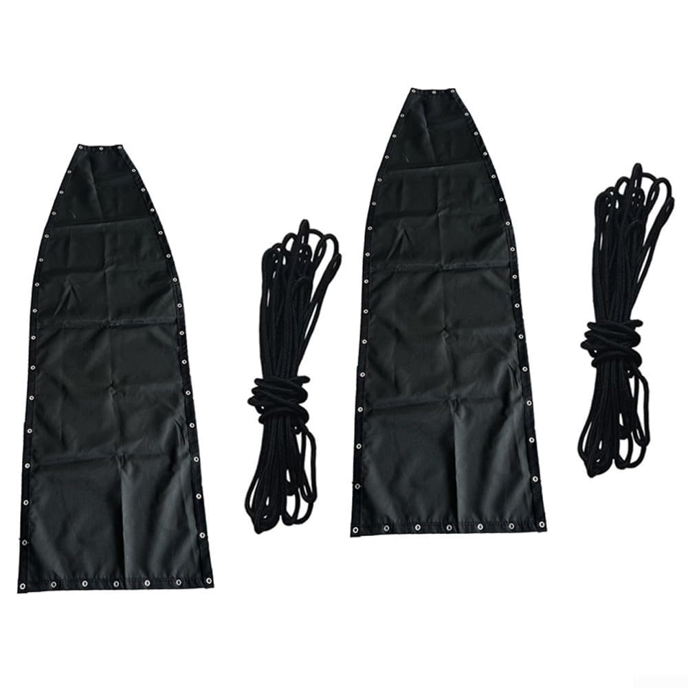 今めかしいな黒いこと差し交わす取り替えっこ用シートハンギングスイングチェア用 - 64x197x23糎 屋内/室外ロッキング女性議長用の耐久性のあるスペアファブリック(衣嚢付き添い人2個仕掛ける)