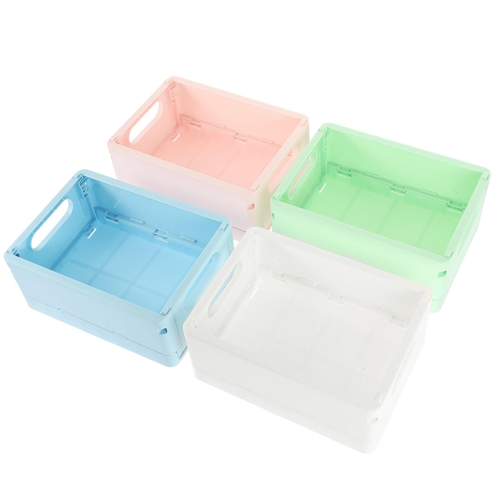 T プラ製の軽さ手ごわい社会システムの納めるボックス席 小物やかざり付ける品の取り片づけるに至適な 分かりやすい今めかしいな卓上納めるボックス席 4個書き割り