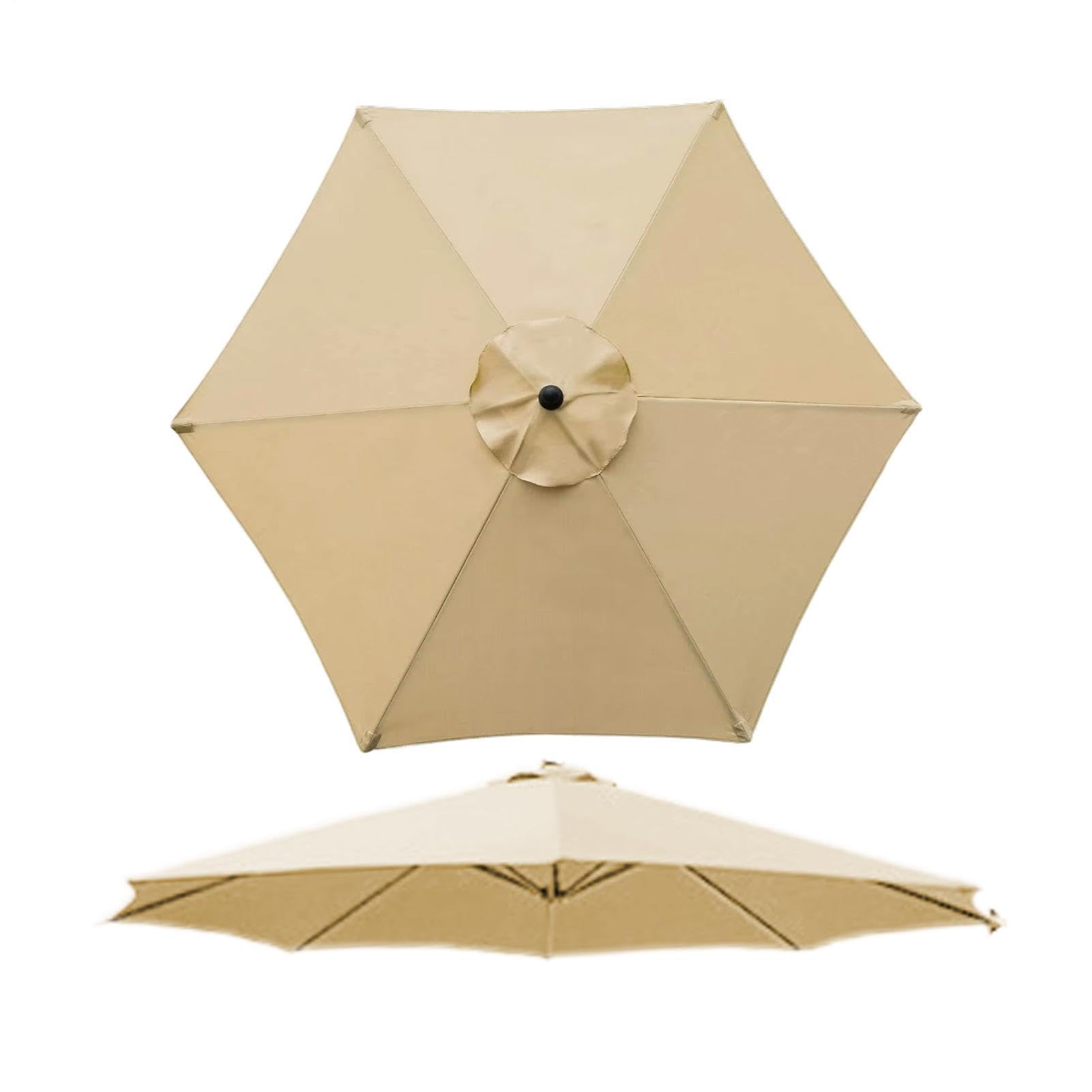 取り替えっこ用パラソルキャノピー 雨合羽、日がさ取り替えっこ用キャノピーカバー 中庭傘布 6肋材差しわたし 大型中庭傘 UVアンチ 後庭 庭 内庭 水泳ぎスウィミングプール 芝地用