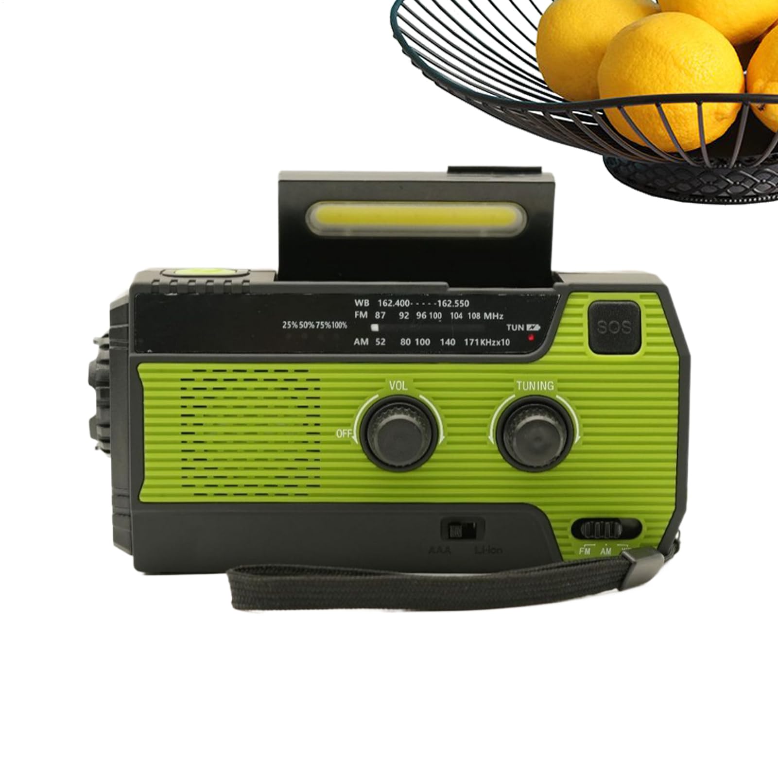 携帯型ラジオ受信機 AM FM - ソーラー ハンドクランクラジオ,まさかの時打つ手 まさかの時手道具 防災機材