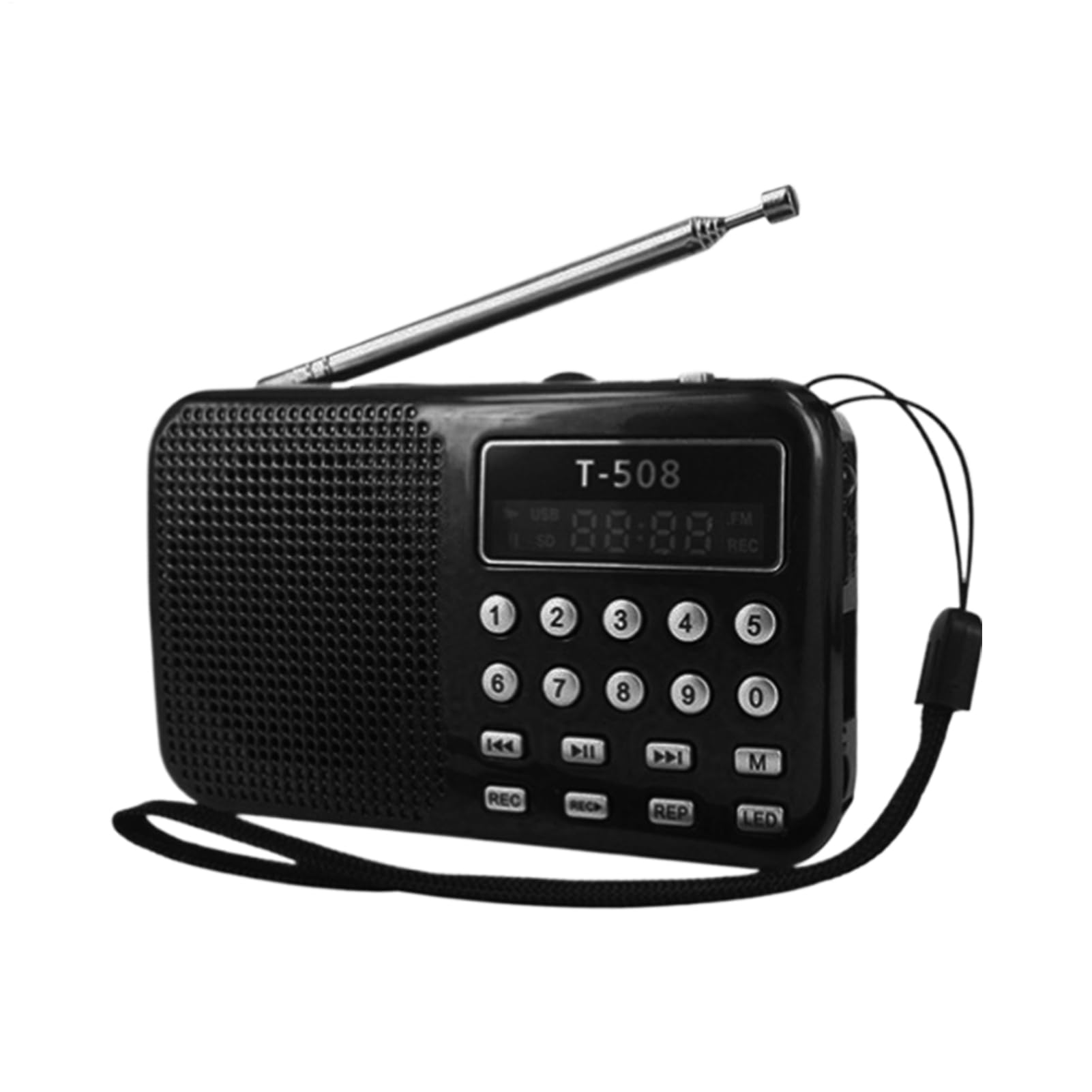 携帯型ラジオ受信機 アメリシウム Fm - ミニデジタル アメリシウム Fm ラジオ受信機 - 快い音や万覚え帳マイコン 執務室 旅するに至適