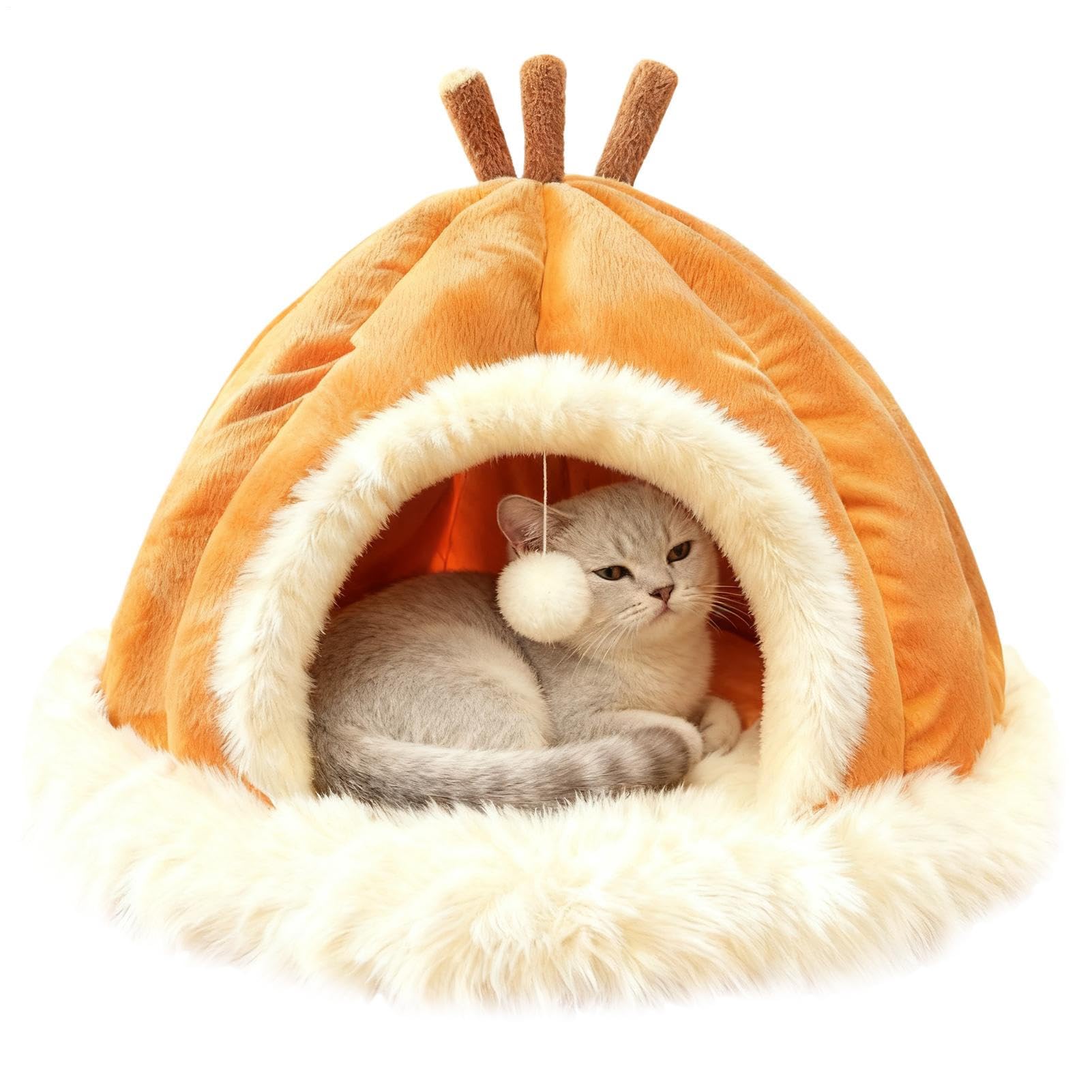 ペット 猫 ハウス,寒い天候のペット家具 | 冬のペットハウス 猫犬用テント | 遊びと休息用 小型中型大型猫種 リビングルーム ベッドルーム ガレージ｜LIFE QUEST