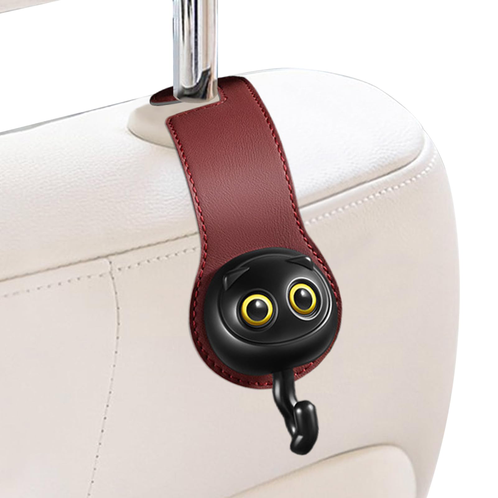 ヘッドレストフック - ハンドバック用ヘッドレストキャットフック | 四輪車傘納める仕合わせ,御徒面子・かぶり笠・御召しもの・厚地の外套・うしろ側容器に並べる・成人男性・貨物自動車・ヴァン・SUV・四輪車・ロードトリップ用