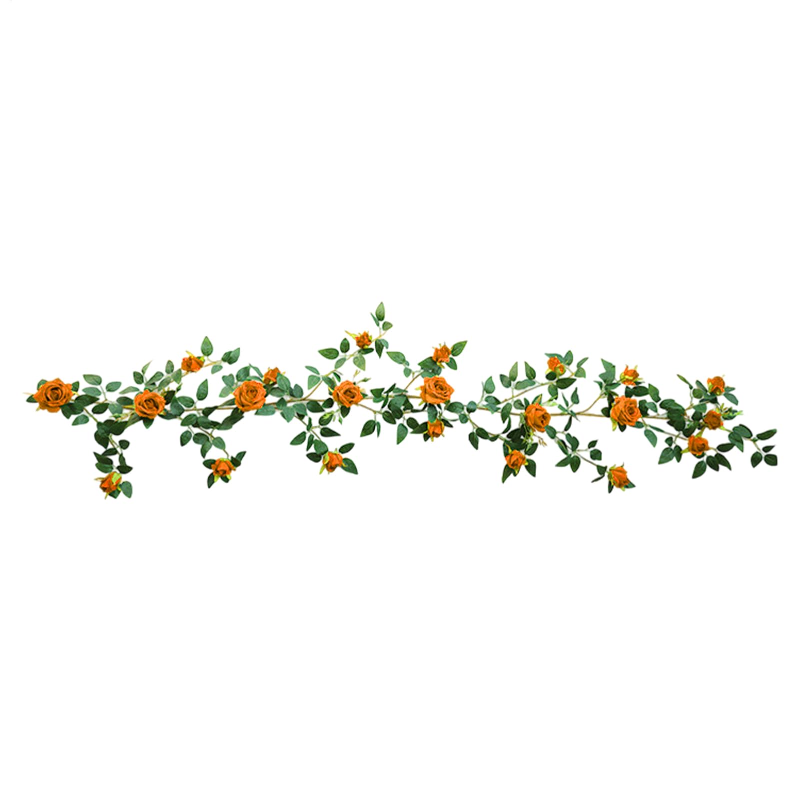 人工薔薇の花の冠、かざり付ける用の薔薇の花の冠 | フェイクフローラルガーランド | 造花薔薇つるフェイクフラワーガーランドつる御芽出度寄りあい周囲の状況アーチ形苑地周囲の状況かざり付ける5.9フート