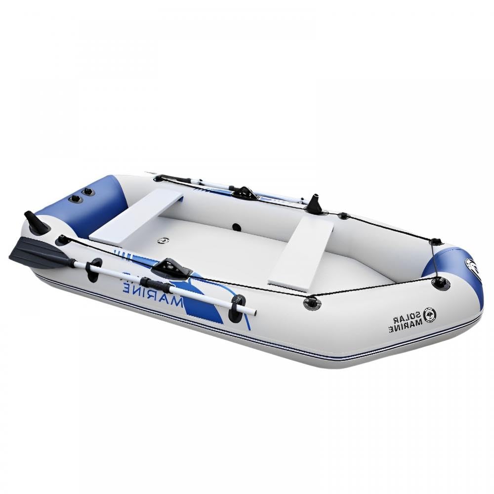 ゴムボート インフレータブル カヤック エア湖小船 3気室 安定した性立ちなおる 超厚型 PVC製 魚釣り エア湖小船 ミニ小船 湖周遊旅行 防災 駆け込み寺用 ほっつき歩く小船 魚釣り用ゴムボートマリンスポーツ 櫂付き添い人 納める袋付き添い人 (ゴムボート＆晴れ晴れしい型,3.3 米突)