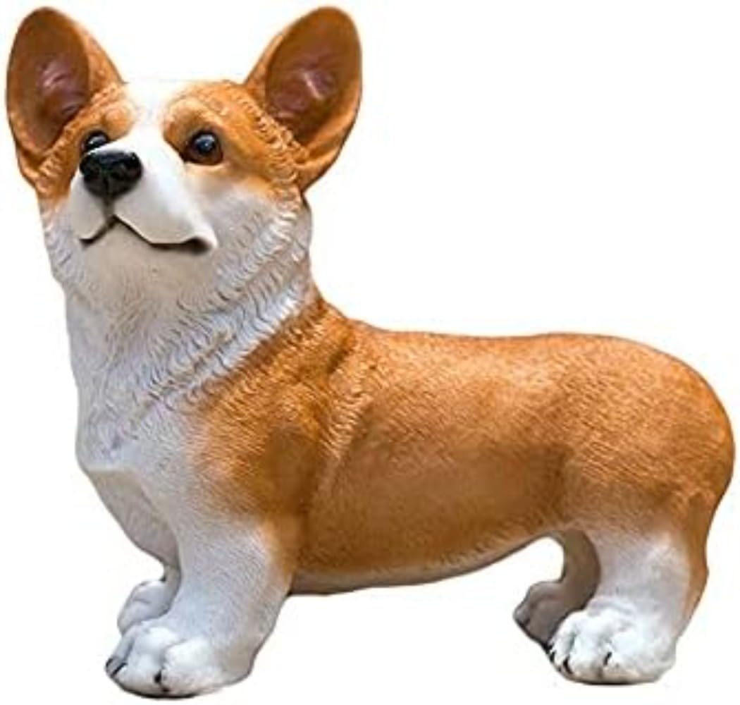 ガーデンオーナメント コーギー 飾りつけ 脂 庭かざり付ける ガーデニング雑貨 鉢植え 飼い犬 オブジェ 今めかしい 室内装飾雑貨 愛くるしげ 苑地 室内装飾 お部屋 室外 部屋の入り口 太鼓腹 上がり段 庭 差し上げ物 (yellow)