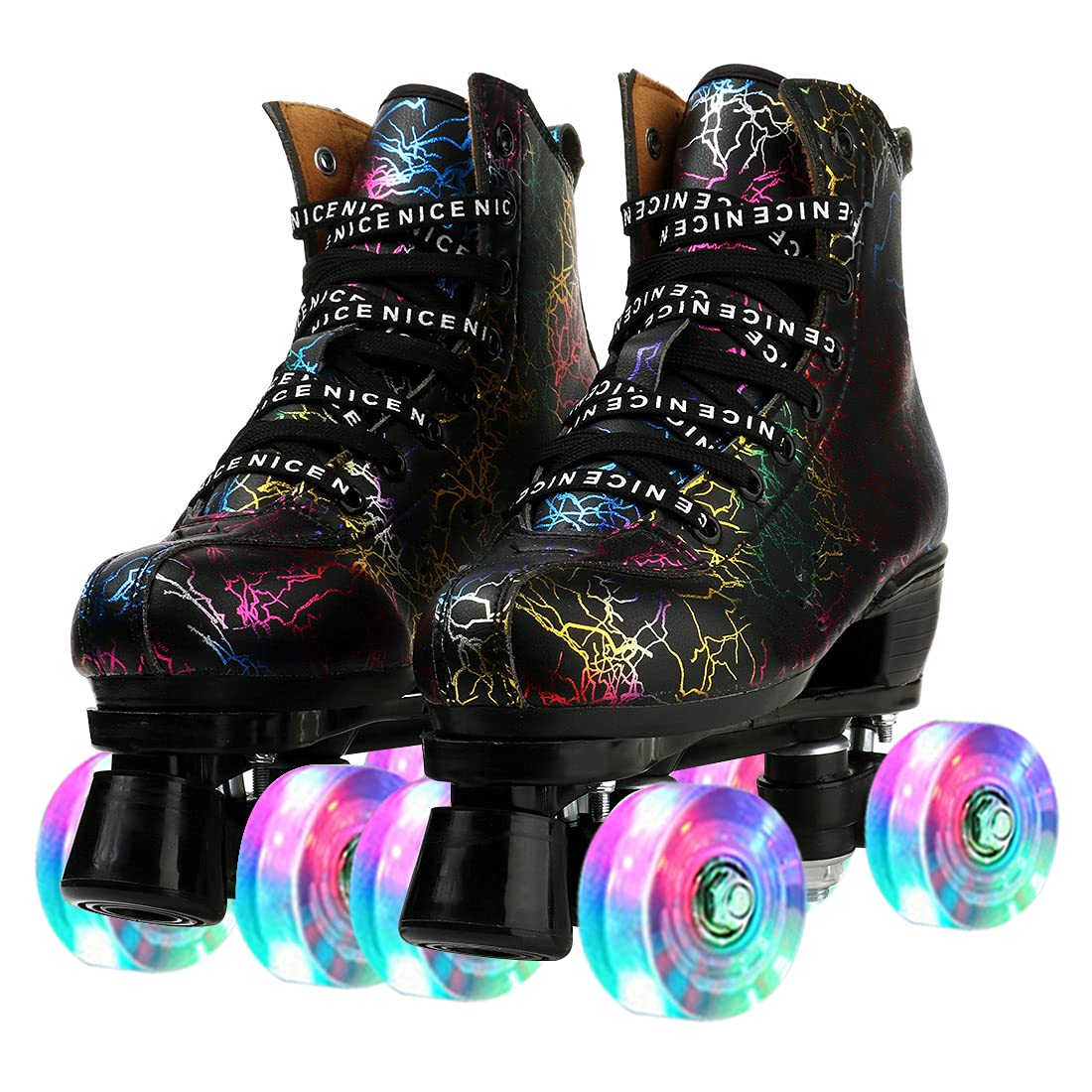 ローラースケート インラインスケート 四輪 ローラーシューズ 子供用 発光 ローラー roller skates 子供スケート キッズ 男の子 女の子 ジュニア 大人 男女兼用 初心者向け 静音 耐久 通気 ローラー｜LIFE QUEST