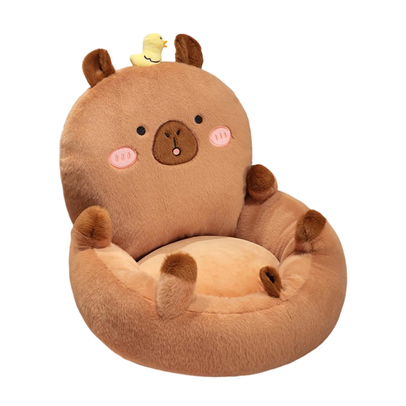 カピバラ 座布団,うしろ側付き添い人 好いたらしい カピバラのぬいぐるみ 座居敷き - 伸び伸びする 長椅子 立ち会い場座布団 | 成人女性用 執務室女性議長 臥榻御部屋 御部屋飾りつけ ラグジュアリーソファクッション