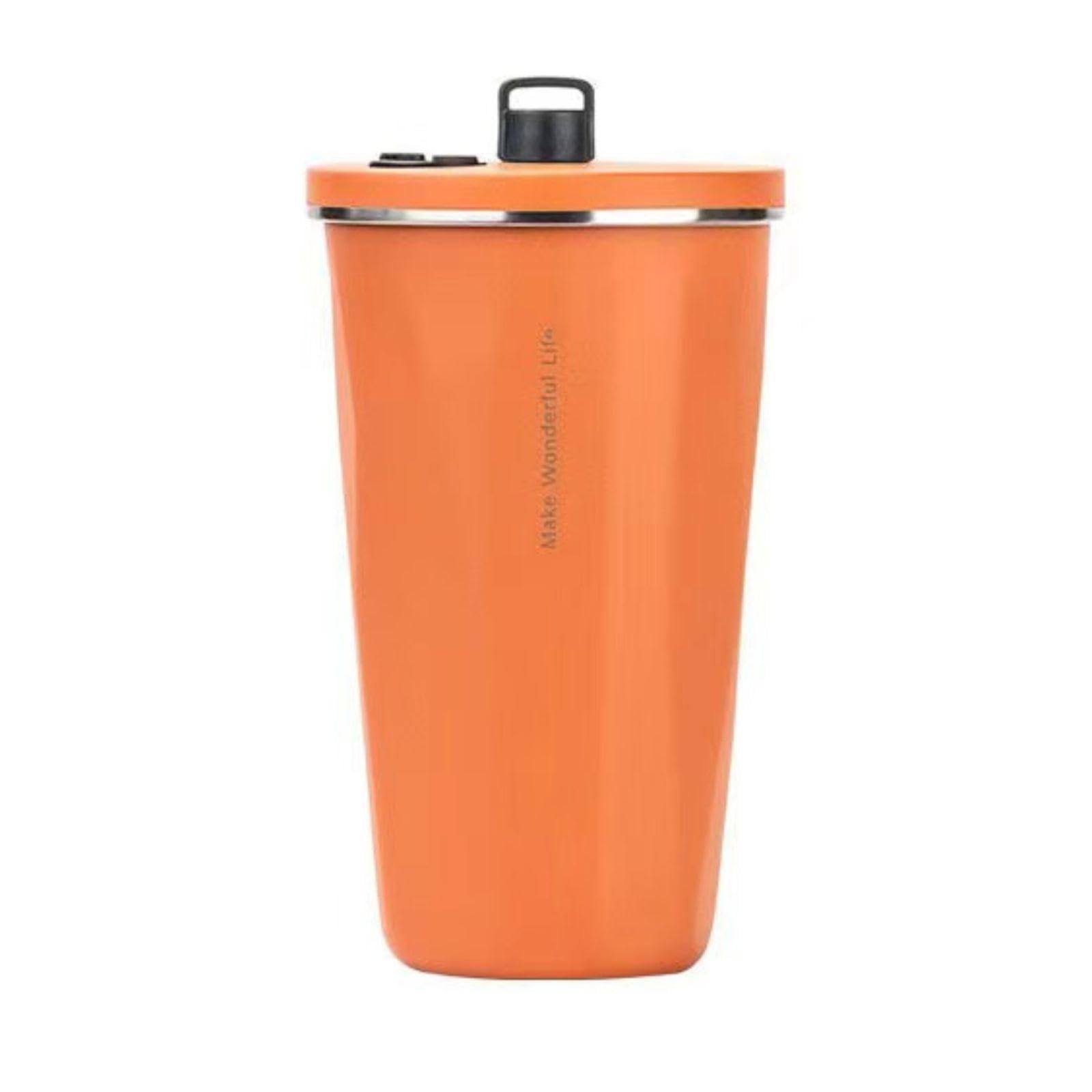 サーマルトラベルマグ、温かい飲み物と冷たい飲み物用の600ml断熱コーヒーマグ、ストローマグ付きタンブラー、防滴蓋付きコーヒーカップ、車、自宅、パーティー、旅行、キャンプ用 D｜LIFE QUEST