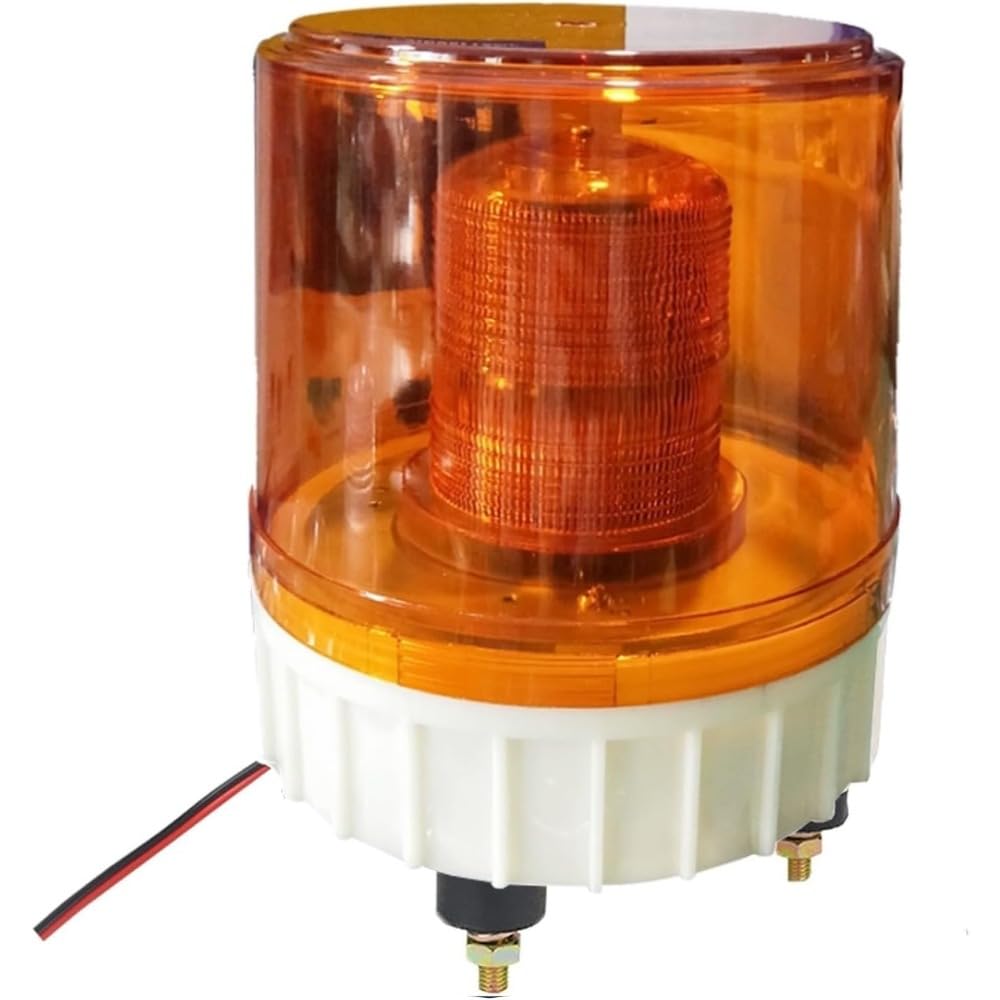 大型LED回転灯 アップグレードモデル AC100V 黄色赤色警告灯 LEDランプビーズのモード 節電・無音タイプ 大型ランプ ランプ部材の回転数は220~240回/分|LIFE QUEST