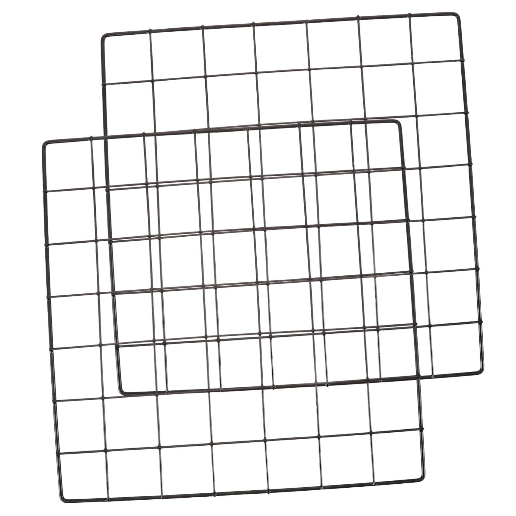 NUOLUX 鉄製四角四面フォトウォールグリッド 35×35珊 2個書き割り 郵便受け歌留多活動写真見せびらかす用 飾りつけ記憶装置ゲーム盤 リビング 臥し所 事務室かざり付ける用