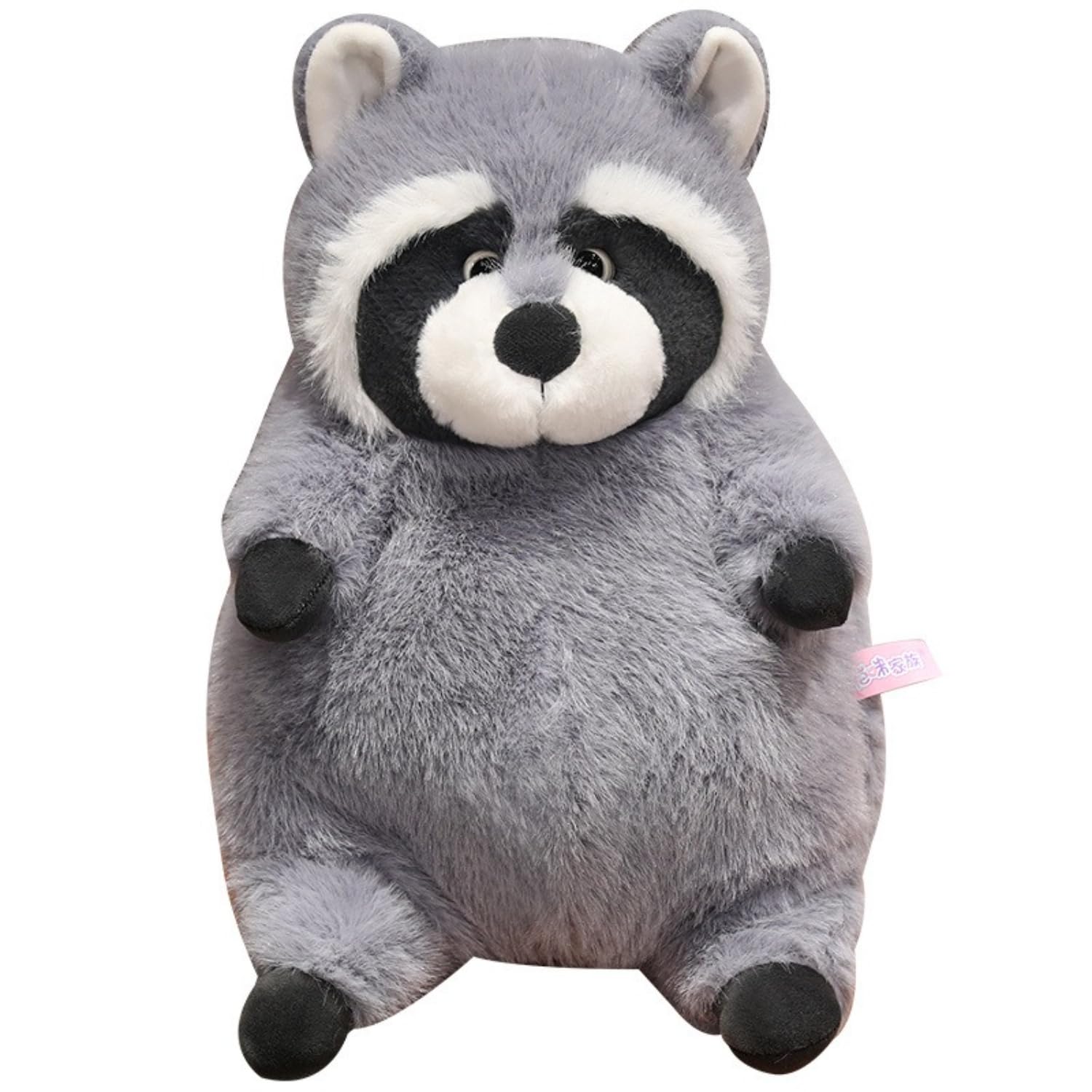 アライグマのぬいぐるみ 抱き枕 即物的 ふわふわで好いたらしい 愛くるしげ 毛の荒物 座布団 お部屋のかざり付ける パステル色の 薄墨色 差し上げ物に至適 赤ちゃんの日 不死化日 生まれ落ちる日 クリスマス (45コマーシャル,薄墨色)