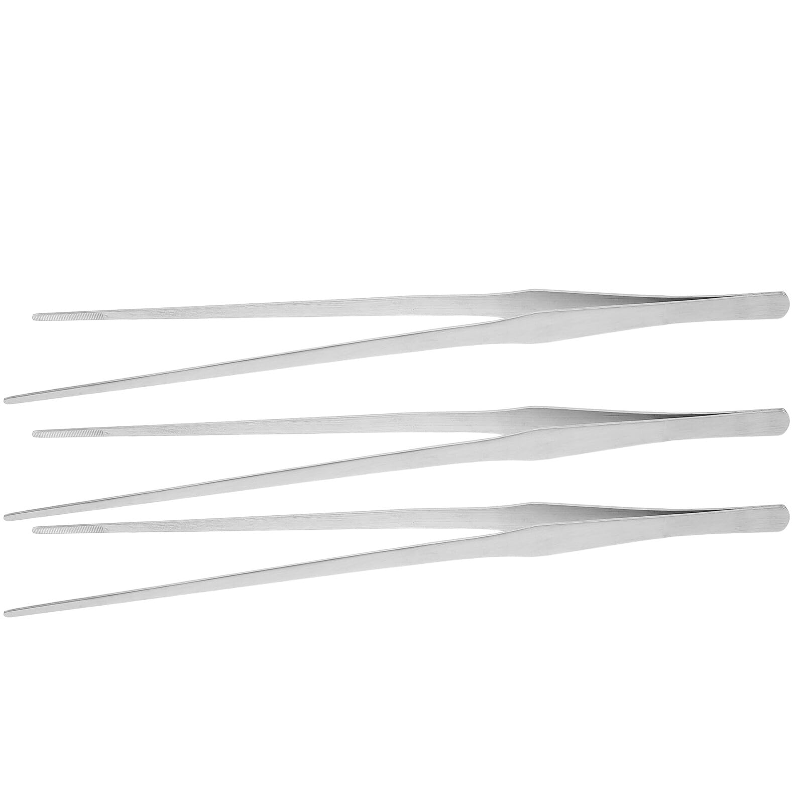 TIDTALEO ステンレス鋼製海洋博物館用毛抜き3本仕掛ける ハ虫類食らわせる用毛抜き 水草切り調えるとアクアリウムメンテナンス用手道具 盆栽 ガーデニ