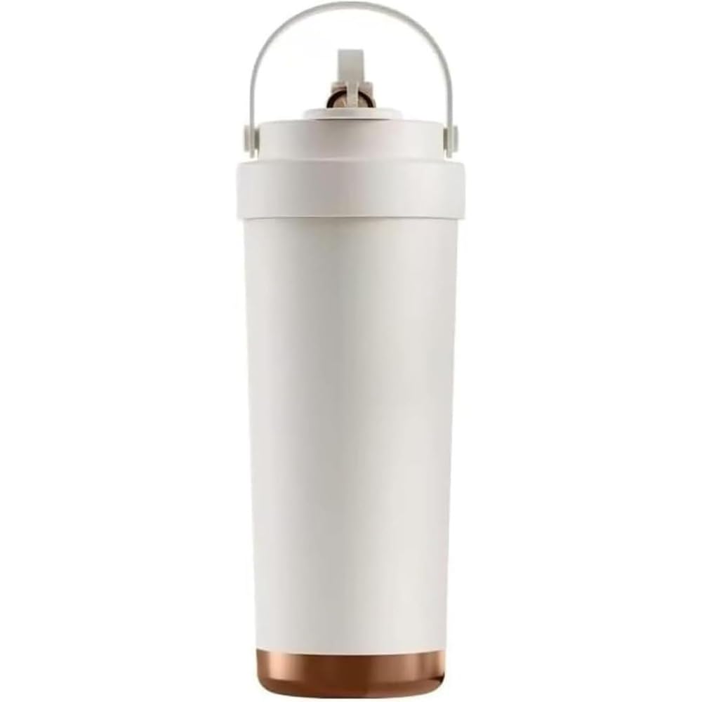 タンプラー 陶芸 吸い筒 750ml 蓋付き添い人 麦わら 大静電容量 珈琲 酪漿相応う こぼれない 持ちはこぶ助けになる 無意味さ断熱 保温保冷相応う 事務室 アウトドキャンア用 (表現スタイル9) [並行輸入品]