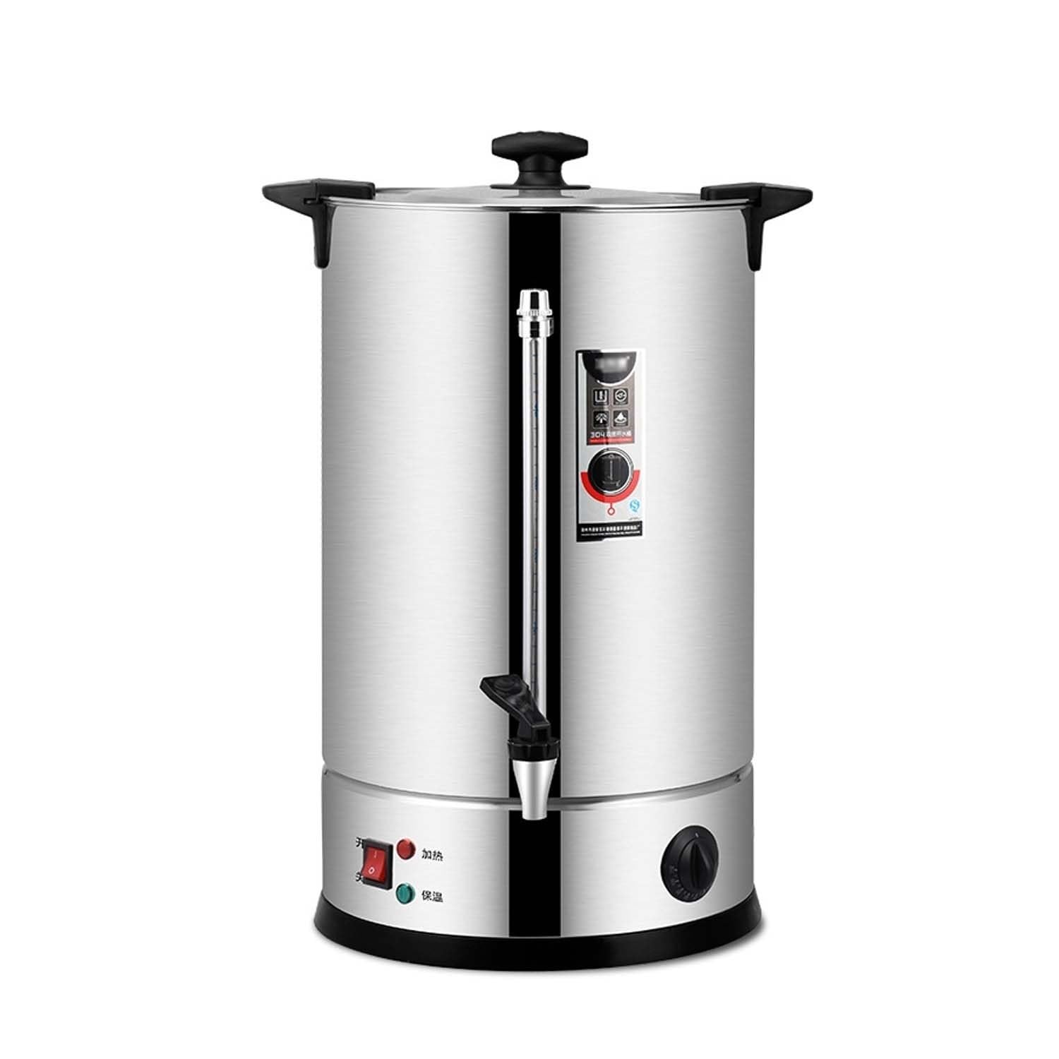 明かりポット 味噌汁サーヴァー 明かり保温ポット 25L 熱冷二重不成立 卓上ポット 水道の栓付き添い人 お役目用 清涼飲料水お湯乳汁紅茶豆乳相応う (15L,A)