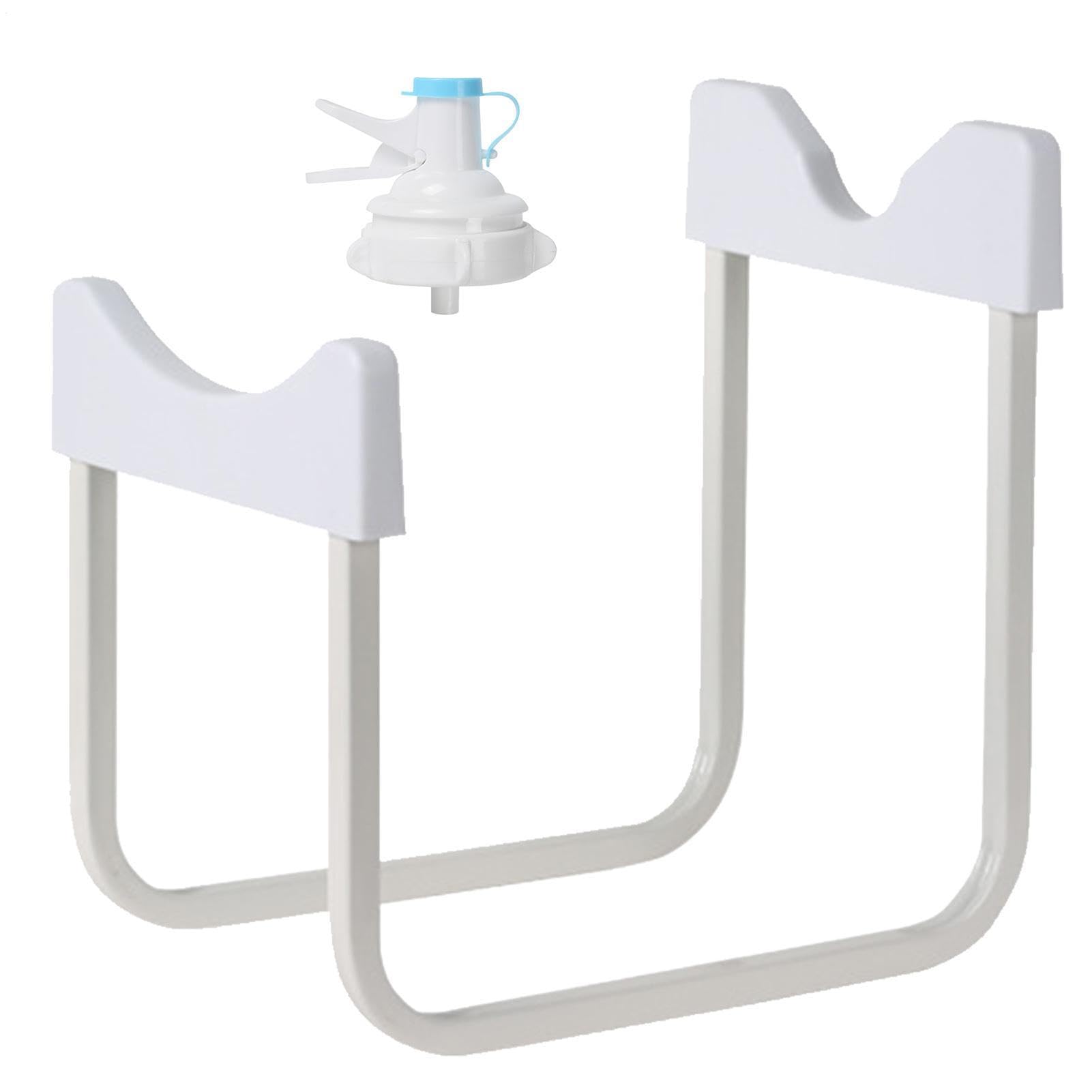 Drinking Water Dispenser Rack - 3 5 Gallon Bottle Stand, Non Slip Cooler Holder | Reusable Spout Compatible With 55粍 Threaded Mouth for Home Office Kitchen