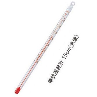 【楽天市場】SATO 佐藤計量器 棒状温度計 15cm 赤 0～50℃ 1/1