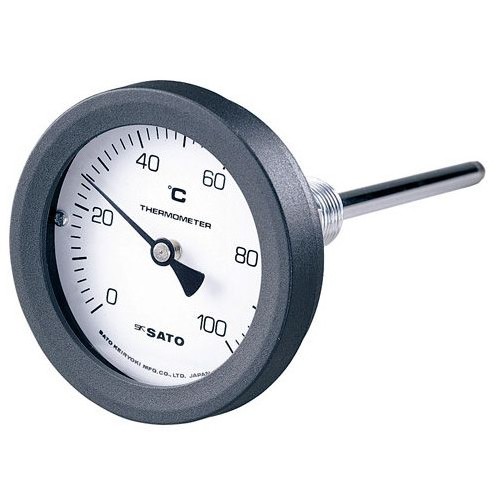 【楽天市場】SATO 佐藤計量器 バイメタル温度計 BM-T-75P （0～200℃ L=150mm） 2097-00：生活計量（ライフスケール）