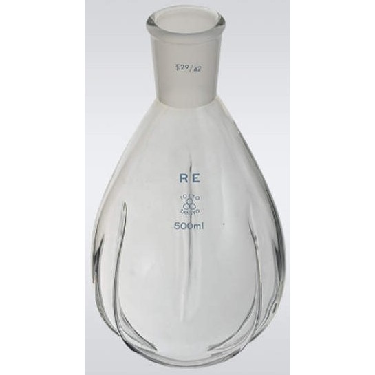 共通摺合せナス形フラスコ 粉体攪拌用 500ml 24 40