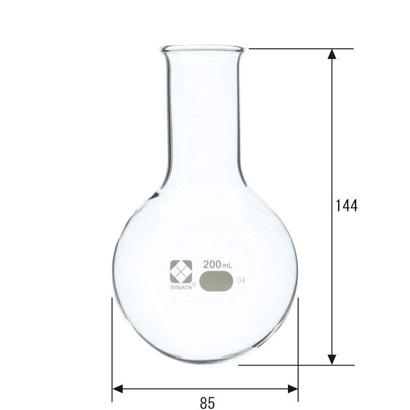 楽天市場】三商 セパラブルフラスコ 丸底 溝付 120mm 1000ml : 生活