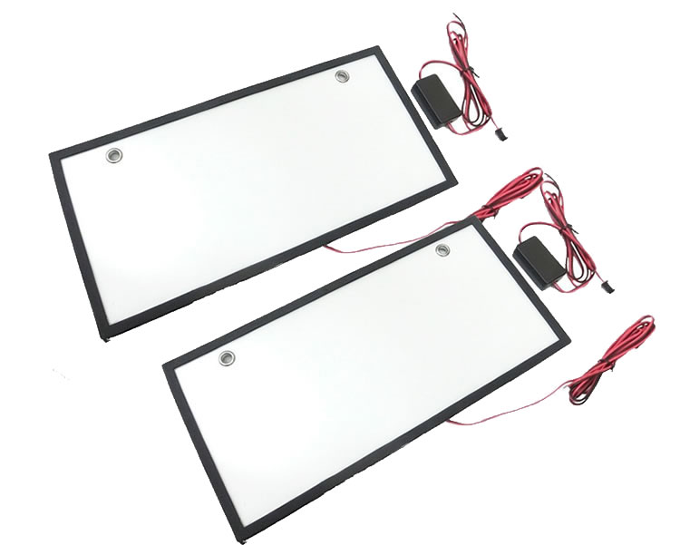 【大型車用】字光式ナンバープレート用LED お得な2枚セット 全面発光 24V対応 トラック・バス 薄型 LST-LED425