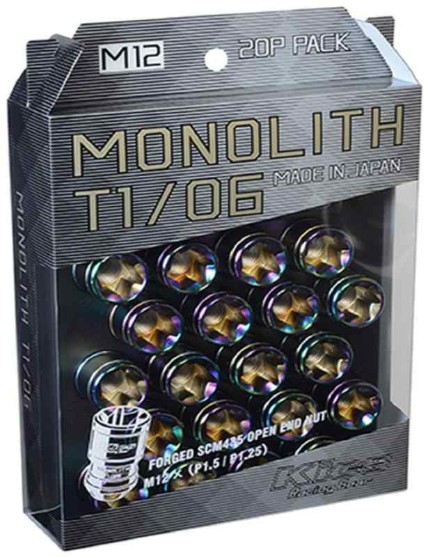 KYO-EI (協永産業) Kics MONOLITH(モノリス) M12×1.5 ネオクロ 20P MN01N