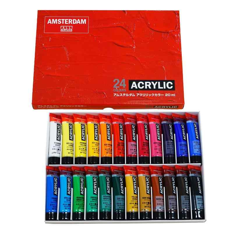 ターレンス アクリル繊維絵の具 アムステルダムアクリリックカラー 24色仕掛ける AAC-24 20ml(6号)