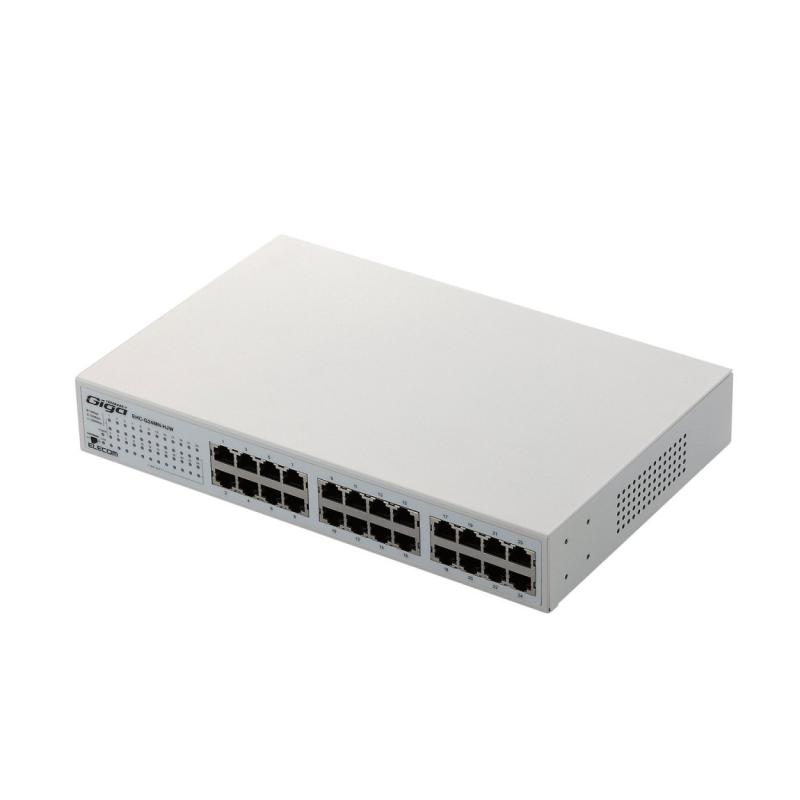 エレコム スイッチングこしき ギガビット 24界面 磁石付き添い人 ワット数内蔵 金属元素筺体 EHC-G24MN-HJW その他-パソコン・周辺機器