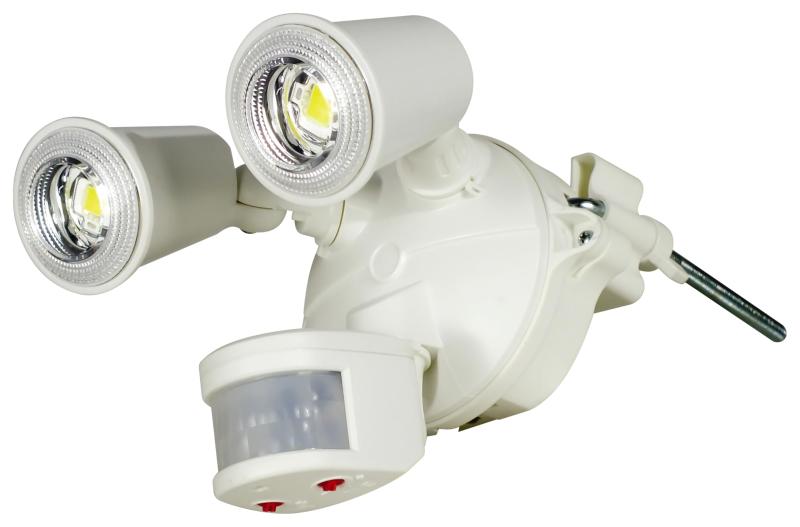 日動 LEDセンサーライト クラブアイ 20W SLS-CE20W-2P 防犯用センサーライト(LEDライト)