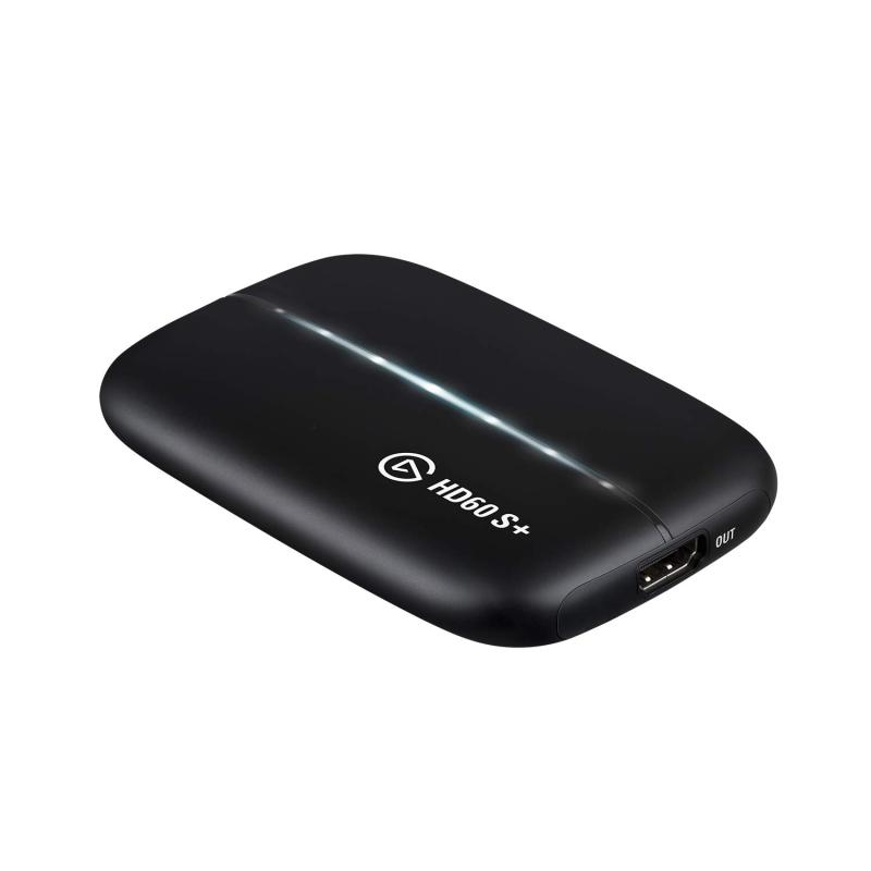 Elgato ゲームキャプチャー HD60 S+ ソフトウェアエンコード式 1080p/60fps 4K60 HDR10パススルー 低遅延 低レイテンシー USB3.0 【PS5,PS4/Pro,Xbox Series X/S,Xbox One X/S対｜ライフスマイルアップ　店