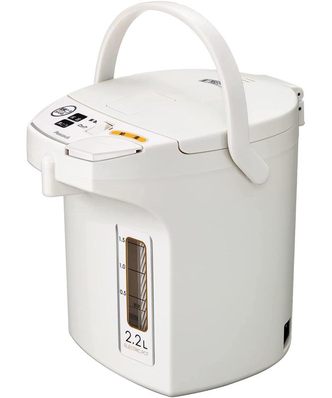 ピーコック 灯し火ポット オール白いこと 煮え繰り返る カルキとばし 保温役立つこと 空だき押しとどめる 電動給湯 湯わかしポット