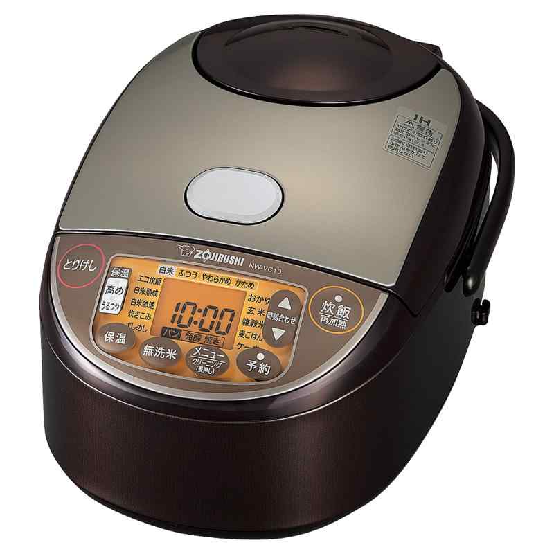 象印 IH炊飯ジャー (5.5合炊き) 極め炊き ブラウン NW-VC10-TA|ライフスマイルアップ 店