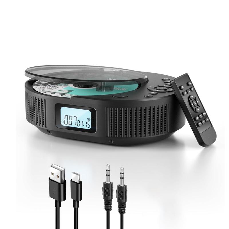 携帯型CD電気蓄音機 FELEMAN CD電気蓄音機 Bluetooth金棒引き内蔵