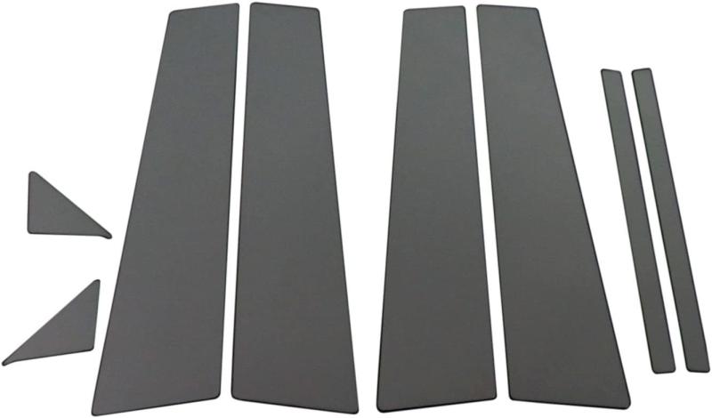 BRIGHTZ レガシィB4 BM9 BMM BMG 超鏡面ステンレスブラックメッキピラーパネル バイザー無用 8PC 【 PIL-BLA-373 】 レガシ レガシー レガシィ レガシィー レガシイ レガシイー B4 BM
