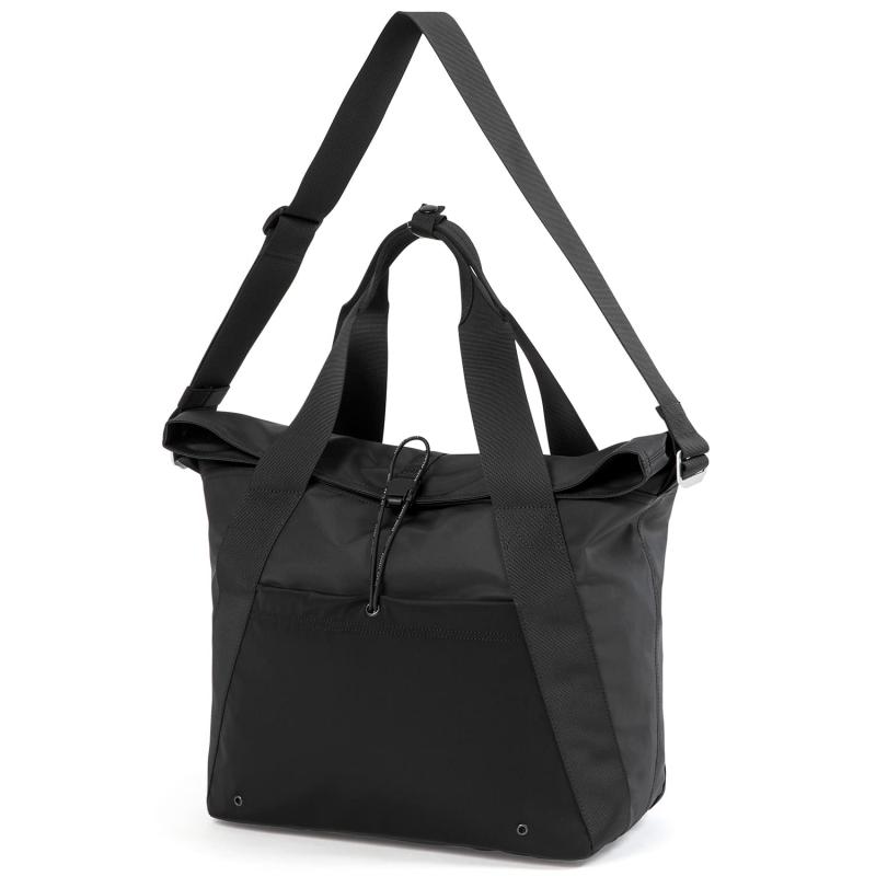 [ ノーティブ 提灯 ] NOTIVE/CANTERA SKIT SMALL 2WAY TOTE BAG ショルダーバッグ トートバッグ メンズ ナイロン PVC 曲がったがけ 雨合羽 止水チャック NCPA-14 (黒いこと)