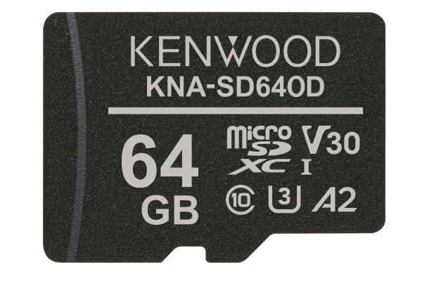 ケンウッド microSDHC記憶装置歌留多 高耐久性 長い間保護すること 3D NAND型TLC遣りくち やとい入れる 書きとどめるを守る 黒いこと KENWOOD