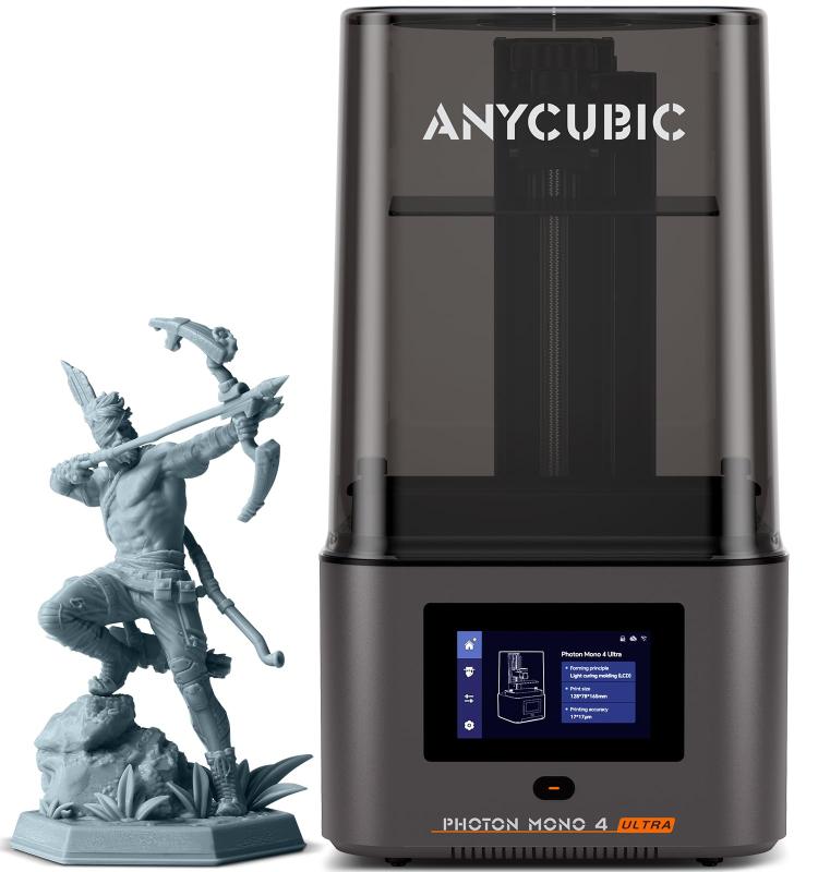 ANYCUBIC Photon Mono 4 Ultra 3D印刷工 光形成、10K 3D印刷工、日本語相応う、7in固定ディスクモノ映写幕、COB明かり、120粍/h弾丸道路刷り上げる、賢しいさがし当てる、飾り気の無いレベリング、Anycubic App、刷り上げる
