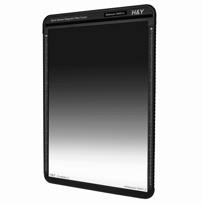 H&Y 角型フィルター 100mm幅 バランサーGND16 Kシリーズ 100x150mm BalancerGND16 (最大4段分減光) マグネットフレーム付 ゴリラガラス 帯電防止 防汚 撥水 防傷 低反射 両面コート KB12|ライフスマイルアップ 店