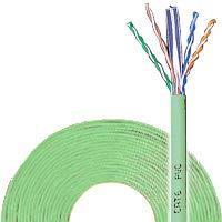 メール交換興業 CAT6 ローカルエリアネットワーク有線テレビ (300m一巻き) TSUNET-1000E AWG24-4P