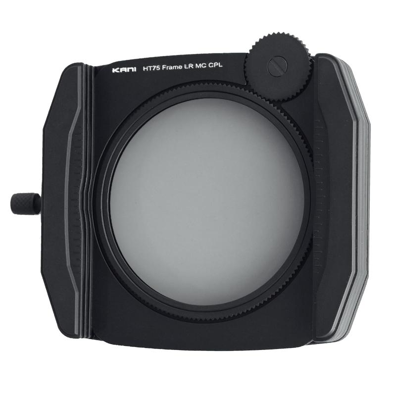 KANI 75mm幅 HT75 フィルターホルダー CPLセット 角型フィルター最大3枚装着 レンズ枠径72/67mm対応 収納ケース付属 アルミ製 805621