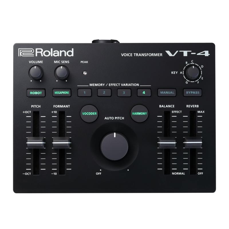 Roland ローランド ボイストランスフォーマー VT-4 ボイスチェンジャー ボイスエフェクト ピッチコントロール ボーカル/ライブ/配信/Vtuber/ポッドキャスト 配信機材|ライフスマイルアップ 店