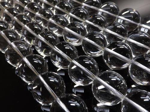 クリスタルクォーツ　天然水晶AAA　ラウンド18ｍｍ　１連売り