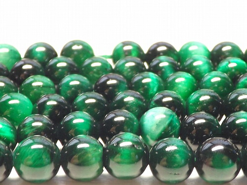 楽天市場】グリーンタイガーアイ 6mm 1連 38～40cm 天然石