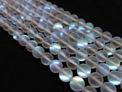 楽天市場】ルナフラッシュ8mm 全9色 4個 ガラスビーズ フロスト加工