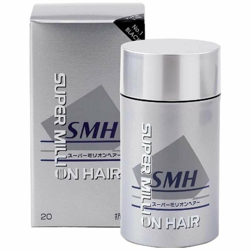 スーパーミリオンヘアー 20g ブラック 白髪隠し レディース 薄毛 ユニセックス メンズ 全3色 髪の分け目 ダークブラウン つむじ  ミディアムブラウン ヘアスプレー カラーリング