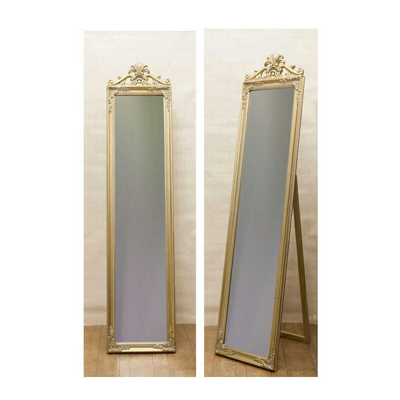 Mirror Large Churchill Wood Fashion Antique Gold Silver