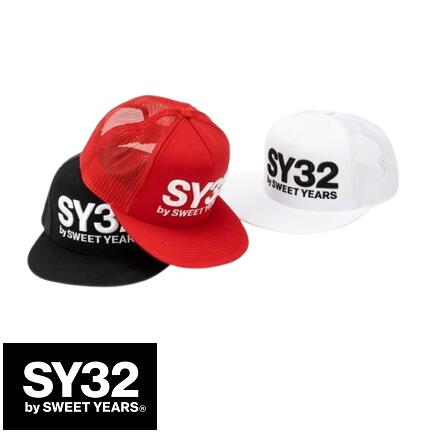 SY32 by SWEET YEARS キャップ 帽子 メッシュキャップ メンズ レディース おしゃれ かっこいい かわいい ブランド 15334【お取り寄せ】