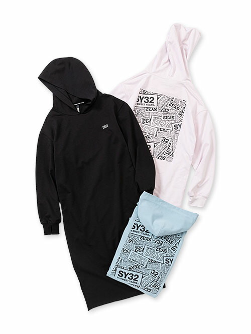 【最大10%OFFクーポン＋最大ポイント10倍】SY32 by SWEET YEARS ワンピース 長袖 レディース ロング丈フード付きワンピース おしゃれ ブランド 13414｜Lifestyle Select Store TrueS